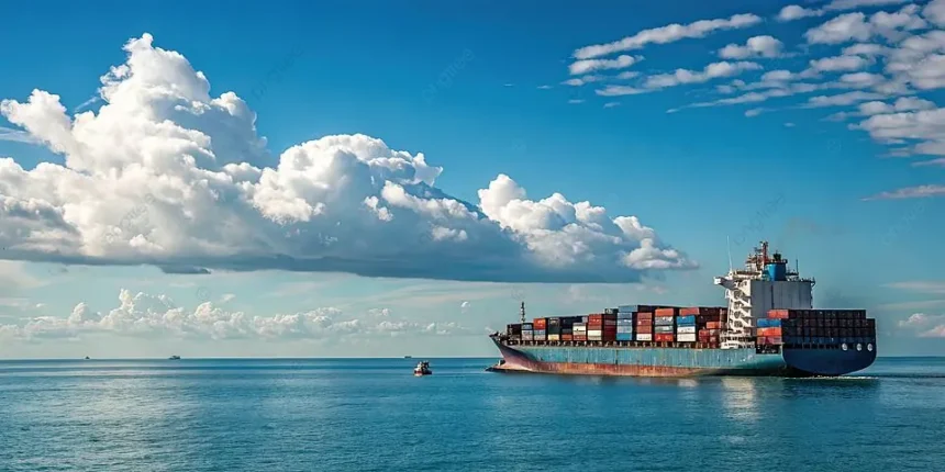 เรือบรรทุกตู้สินค้าสำหรับการขนส่งทางทะเล